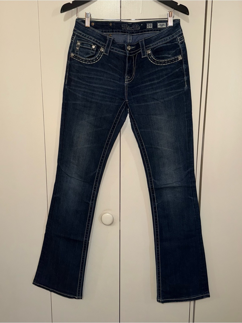 Miss Me Dark Indigo Bootcut Jeans